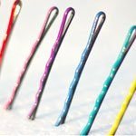 DIY: épingles à cheveux multicolores