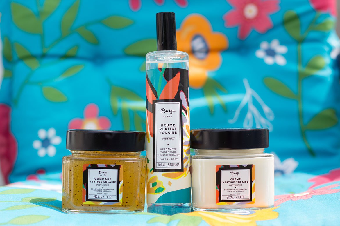 Gamme de produits naturels Vertige Solaire Baïja