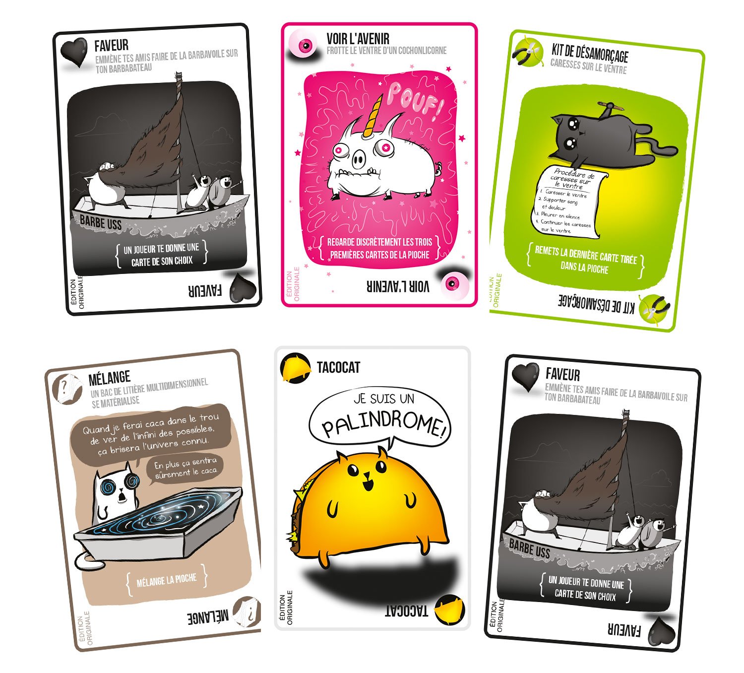 Exploding Kittens jeu de société cartes