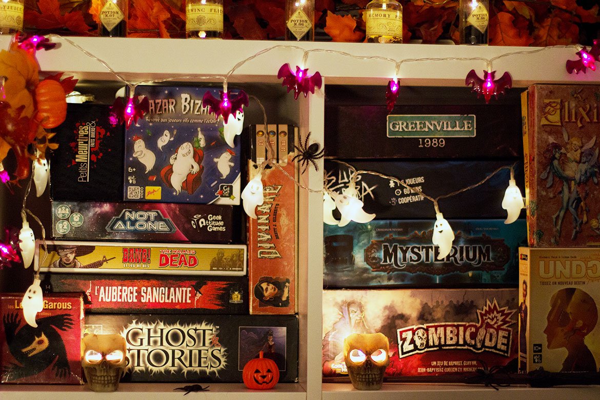 Sélection Jeux de Société thème Halloween