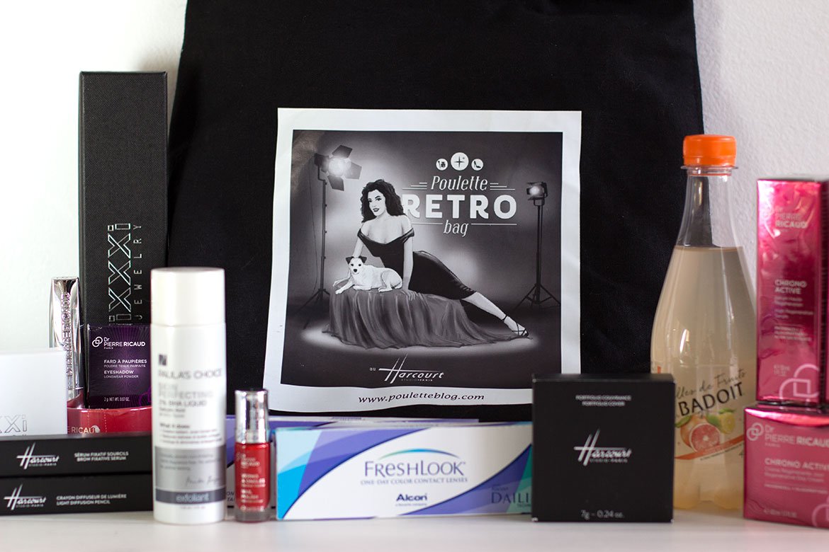 sac et produits Poulette Retro Party