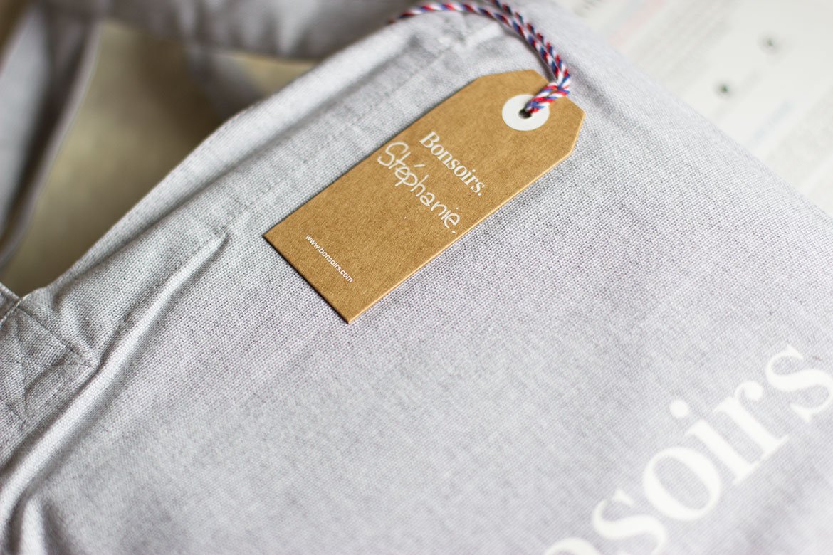 Bonsoirs Sac en toile