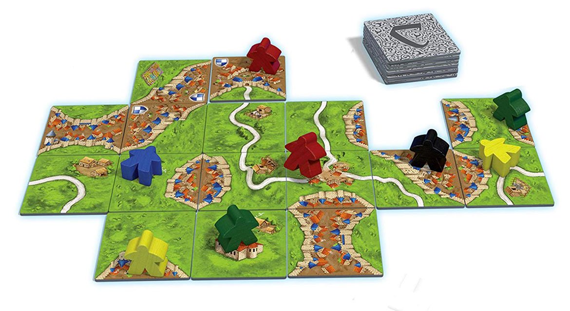Carcassonne Jeu de société de pose de tuiles