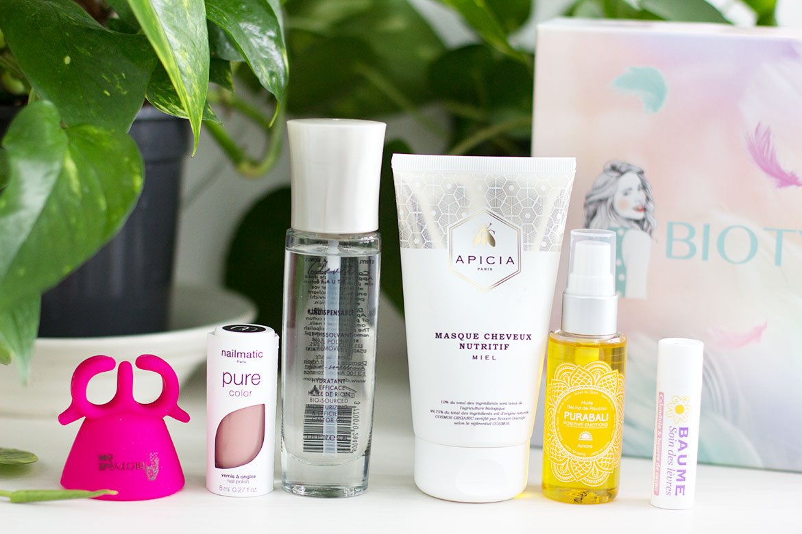 Contenu produits Biotyfull Box Janvier 2019