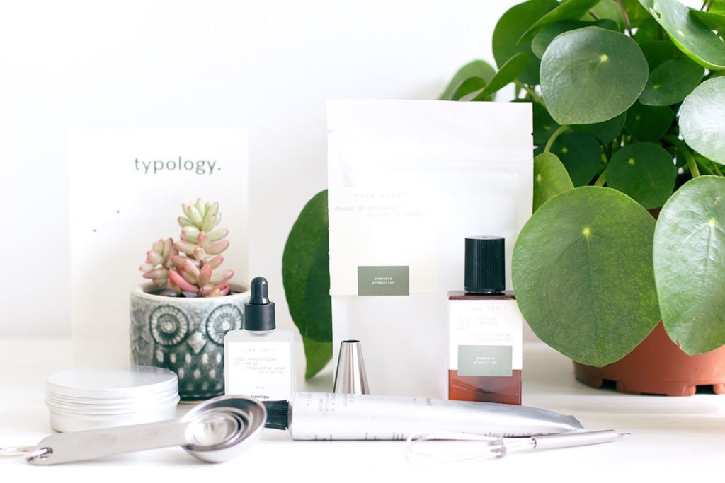 Typology marque de cosmétiques vegan